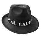 4 szt Kapelusz "Al Capone" (czarny lub biały)